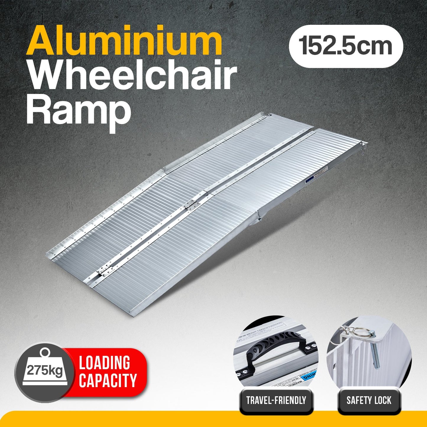 Aluminium Portable Wheelchair Ramp R02 - 5ft