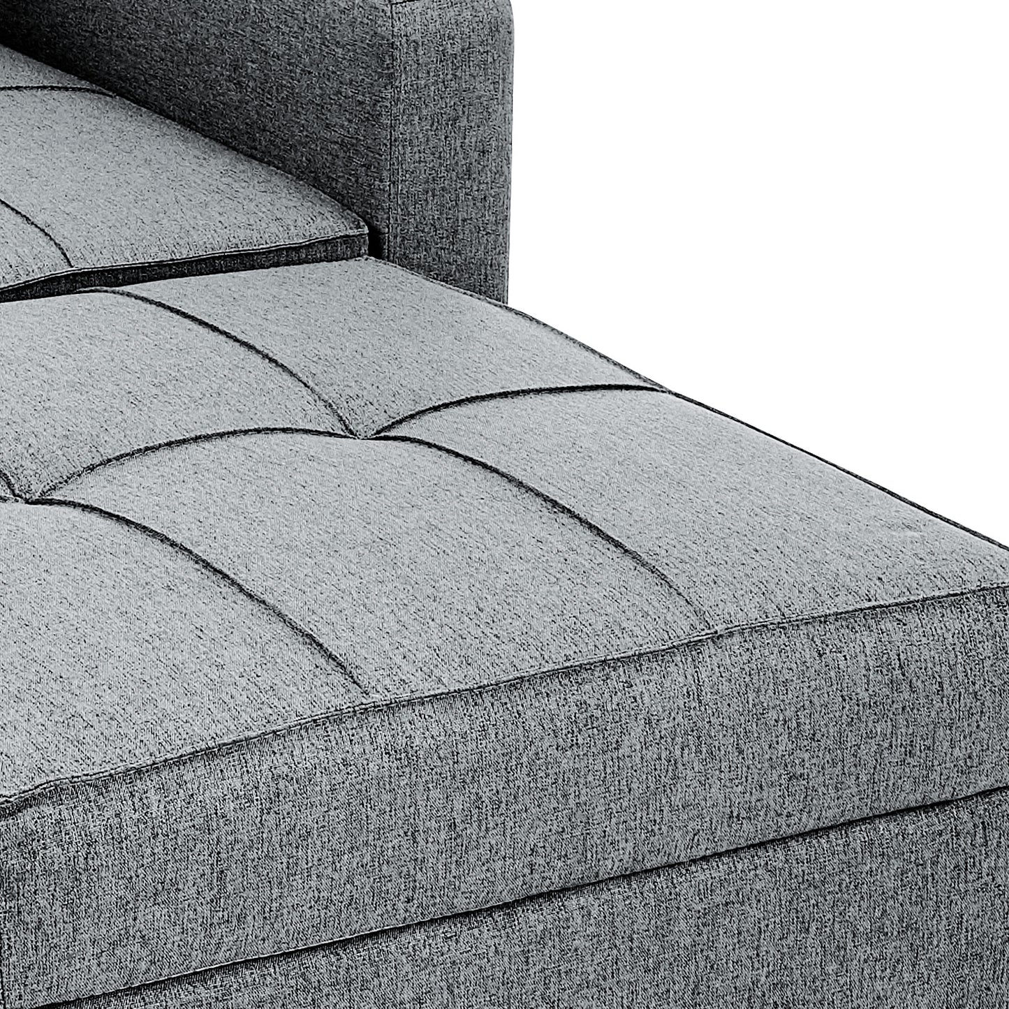 Suri 3-in-1 Convertible Sofa Chair Bed by Sarantino - Grey