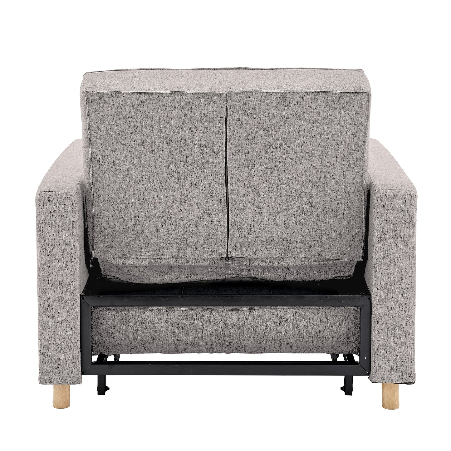 Suri 3-in-1 Convertible Sofa Chair Bed by Sarantino - Khaki