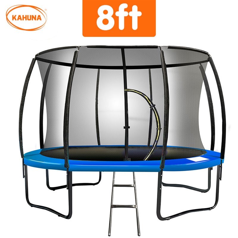Trampoline 8 ft Kahuna Round Outdoor - Blue