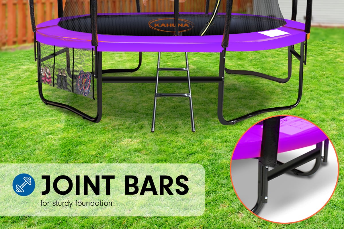 Kahuna Classic 6ft Trampoline with Basketball Set - Purple