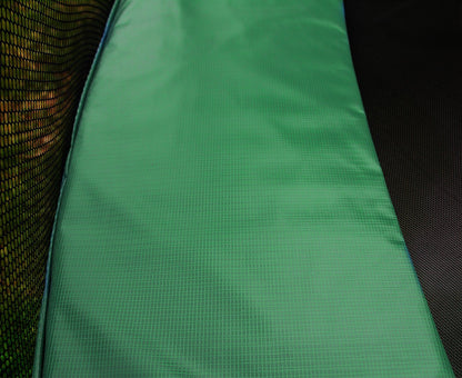 10ft Trampoline Replacement Safety Pad and Net Round 8 Poles Green