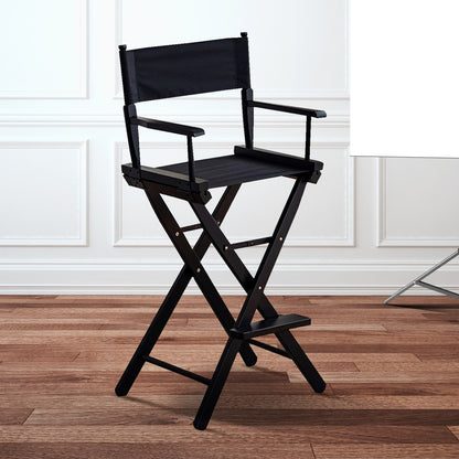 Sarantino Tall Directors Chair - Black