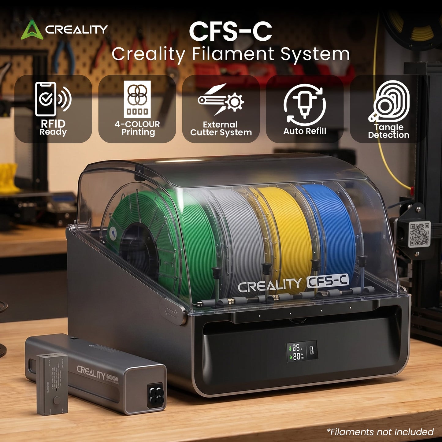 Creality CFS-C 4-Colour Filament Management System for 3D Printers