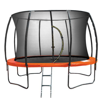 Kahuna Classic 14 ft Trampoline - Orange Blue