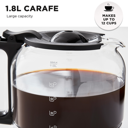Morphy Richards Verve Filtered Coffee Maker - Black