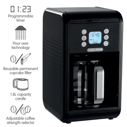 Morphy Richards Verve Filtered Coffee Maker - Black