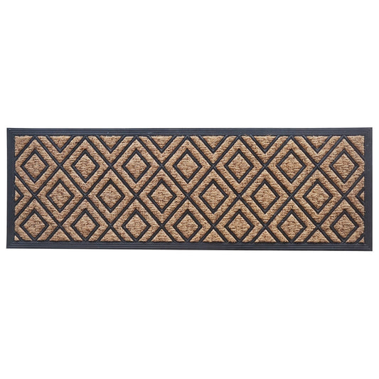 Wide Door Mat Deluxe Yarn Diamond 40 x 120 cm Doormat