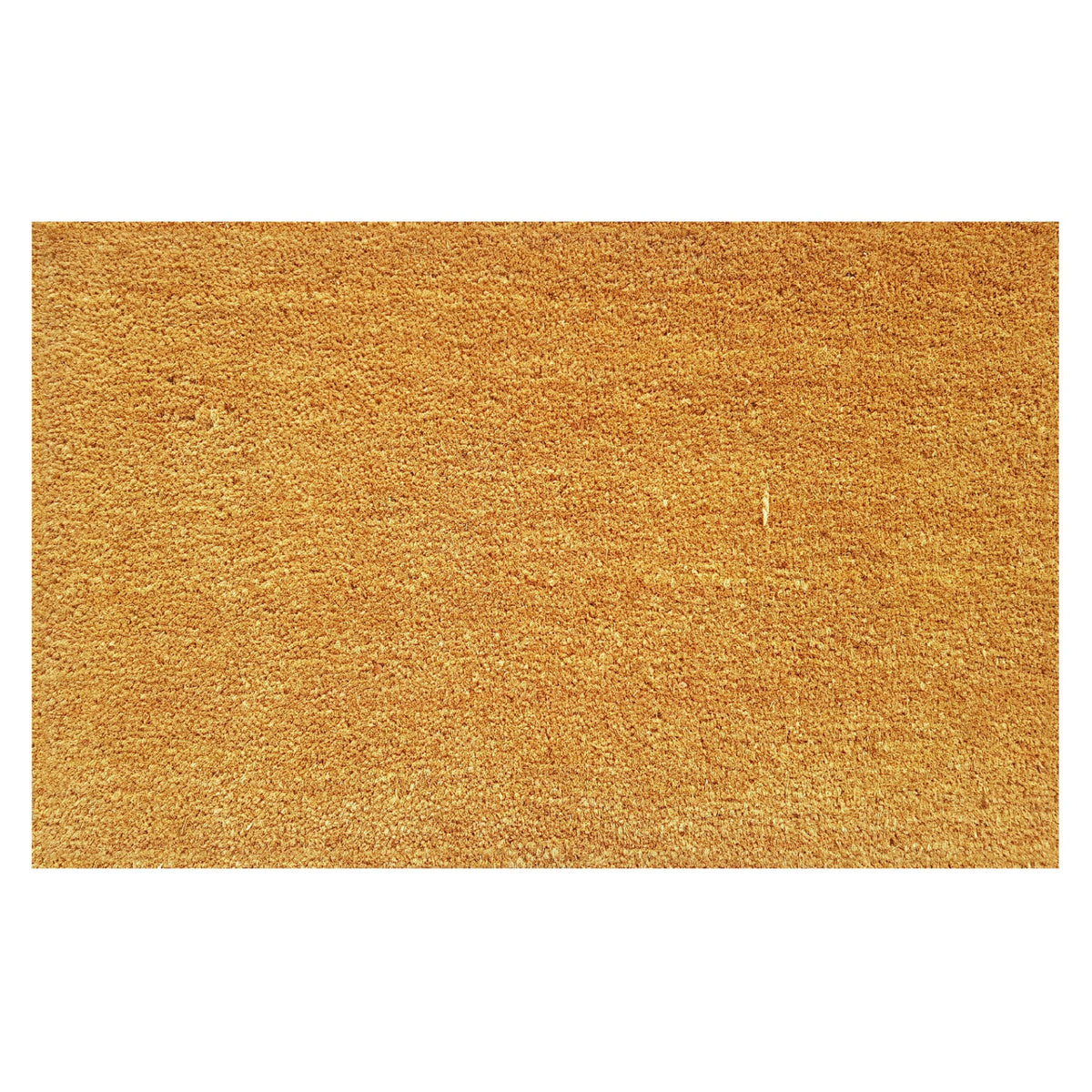 Natural Coir Doormat 50 x 80 cm, Slimline Low Clearance Latex Backed Front Door Entrance Mat