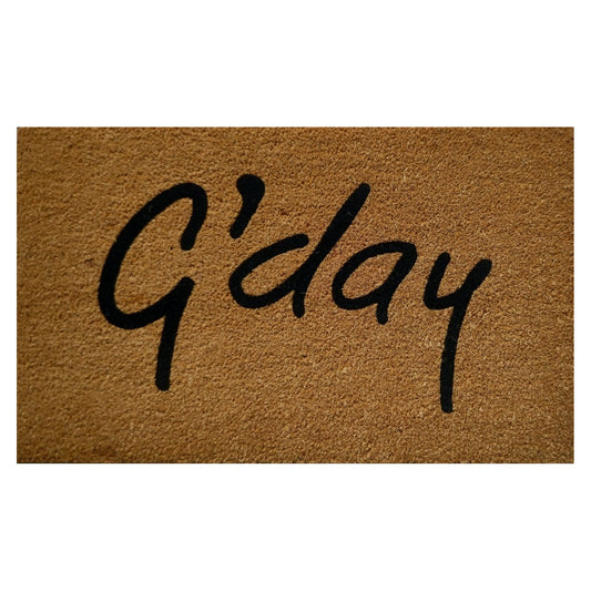 Door Mat Deluxe Coir Backed GDay Australia  45 x 75 cm Doormat