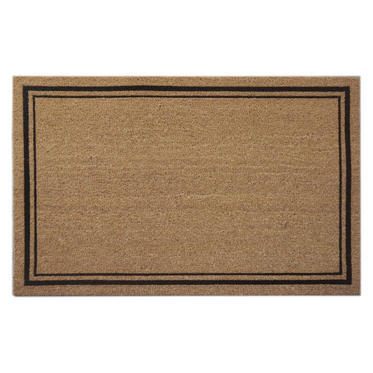 Door Mat Deluxe Coir Backed Border 58 x 89 cm Doormat