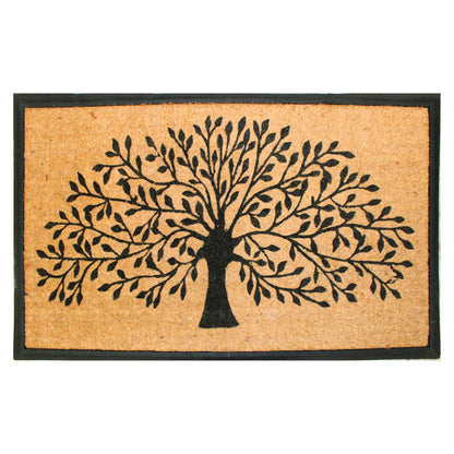 Tree of Life Extra Large Doormat 75 x 120 cm Slimline Low Clearance Front Door Entrance Mat Dirt Scraper