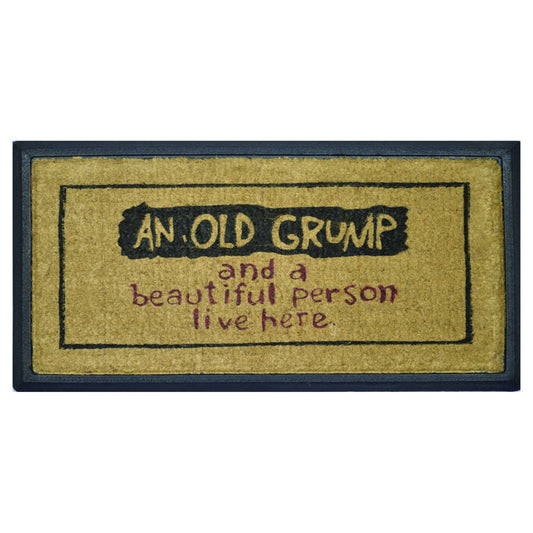 Door Mat Deluxe An Old Grump 40 x 70 cm Doormat