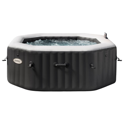 Intex PureSpa Jet Bubble Deluxe 6-Person Inflatable Hot Tub Onyx Black