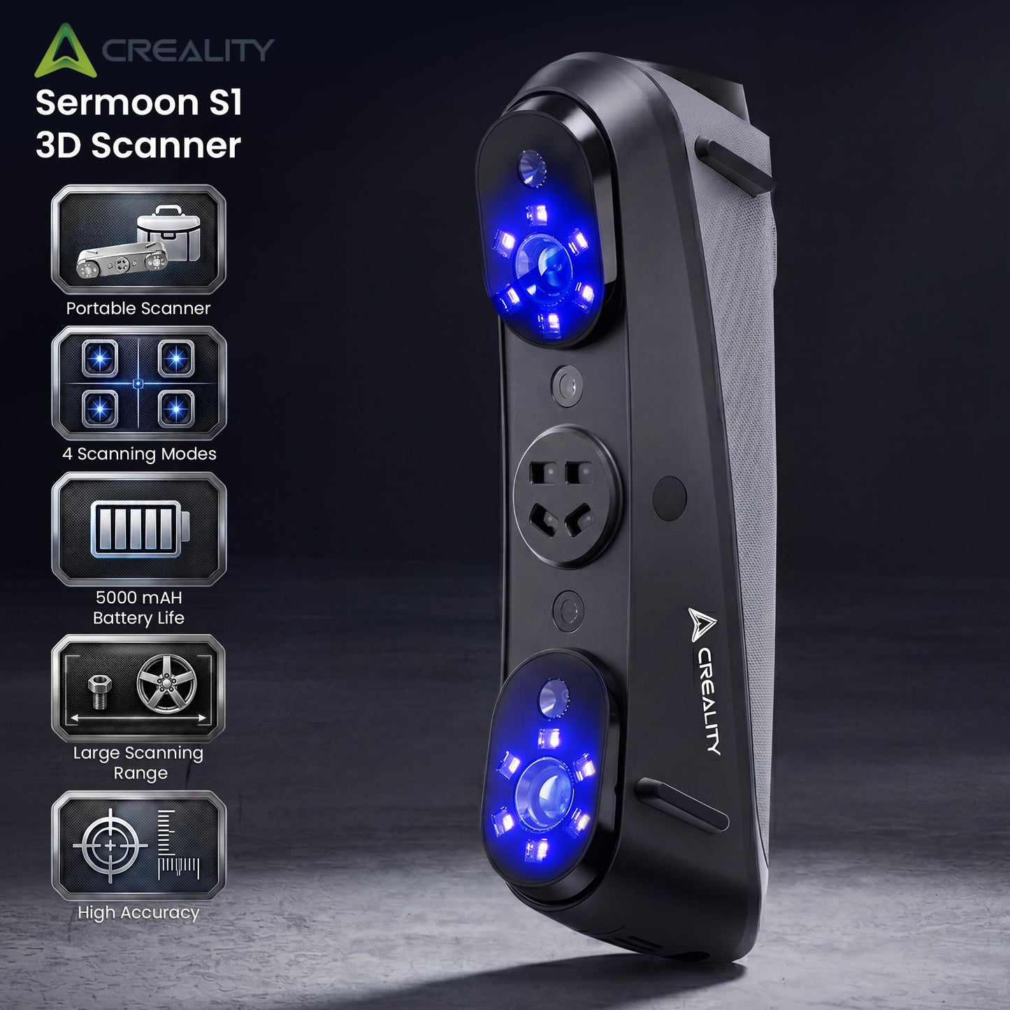 Creality Sermoon S1 Professional 3D Scanner with NIR Structured Light