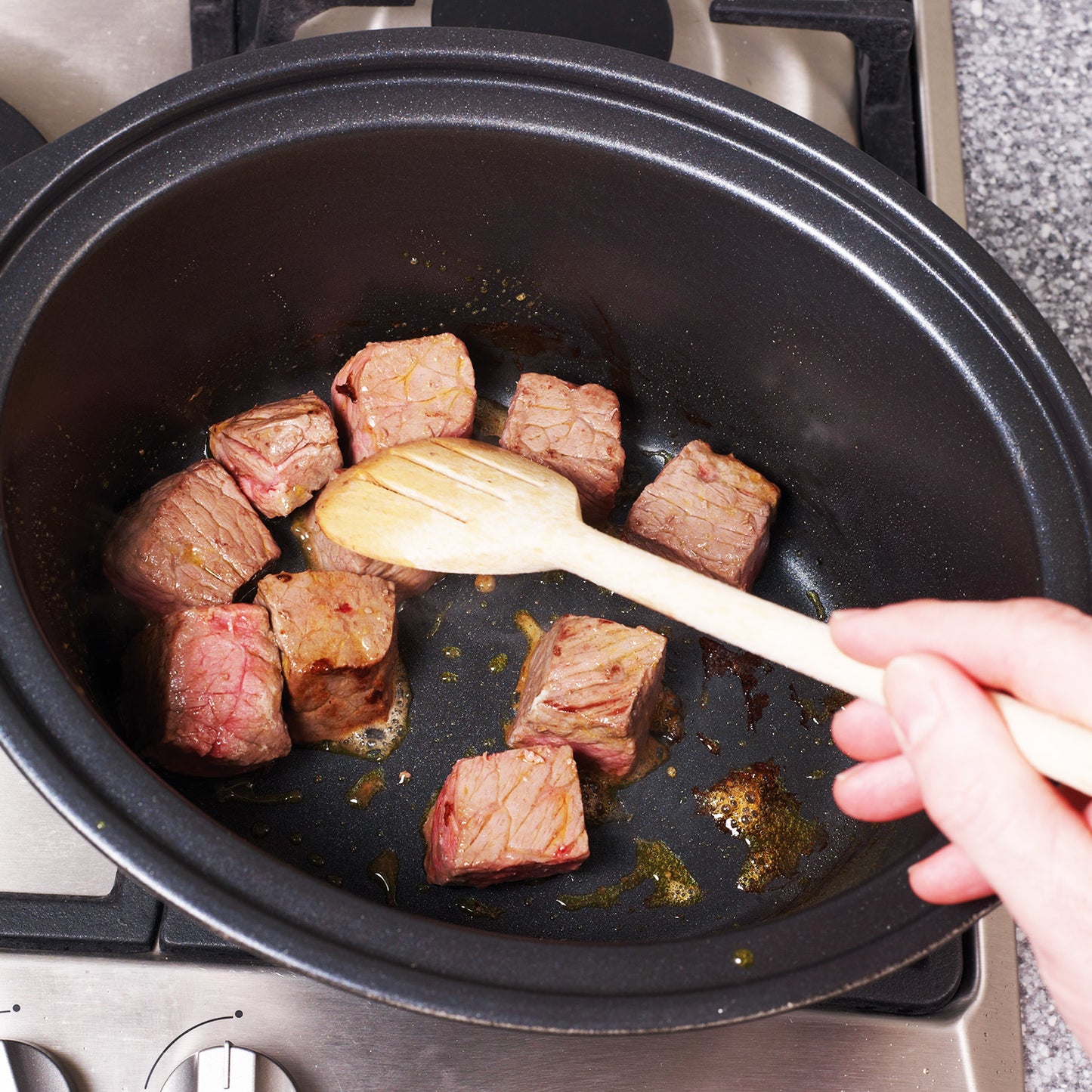 Morphy Richards Sear & Stew Slow Cooker 3.5L - Rose Gold
