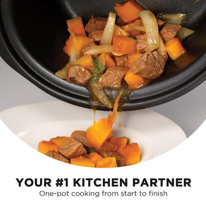 Morphy Richards Sear & Stew Slow Cooker 3.5L - Rose Gold