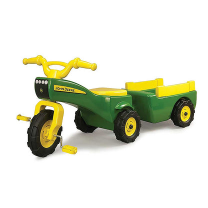 Kahuna John Deere Ride-on Trike Wagon Set Tricycle Bike Pedal Tractor - 46088