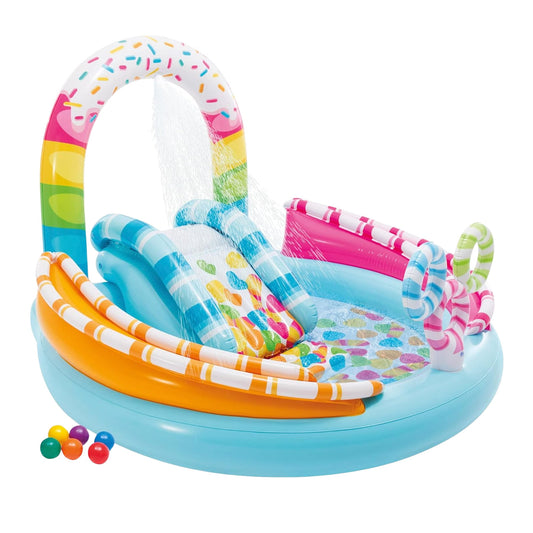 Intex Candy Fun Inflatable Play Centre w/ Slide
