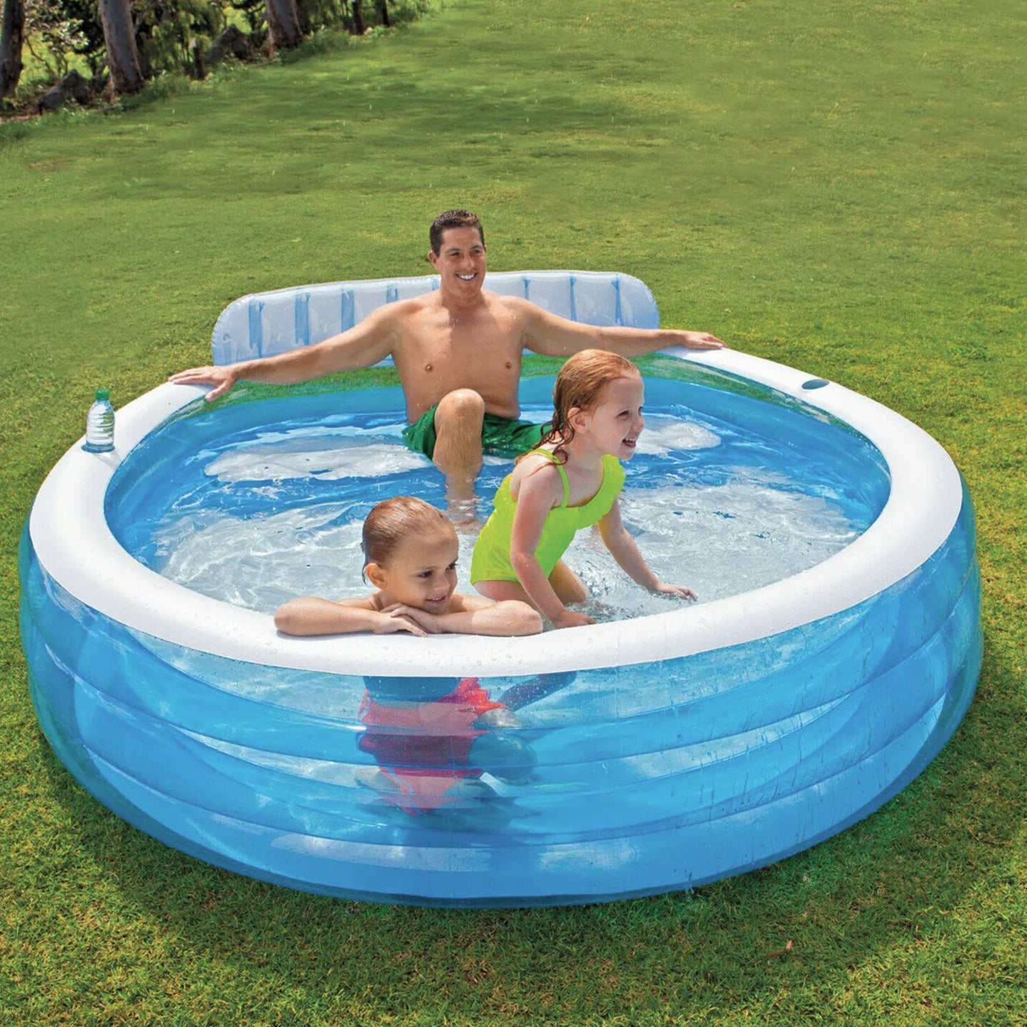 Intex Swim Centre Round Inflatable Family Lounge Pool