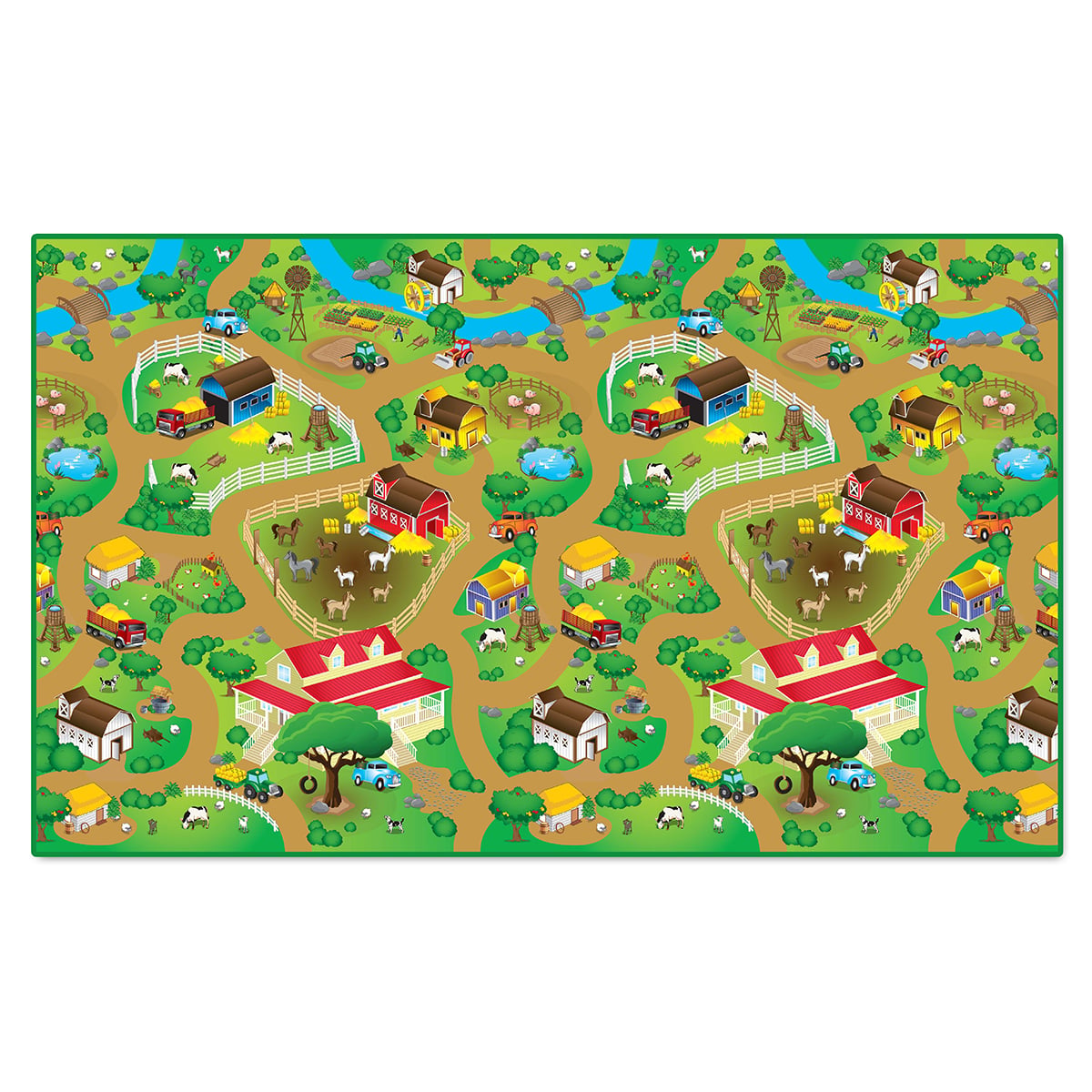 Rollmatz Farm Design Baby Kids Floor Play Mat 200cm x 120cm