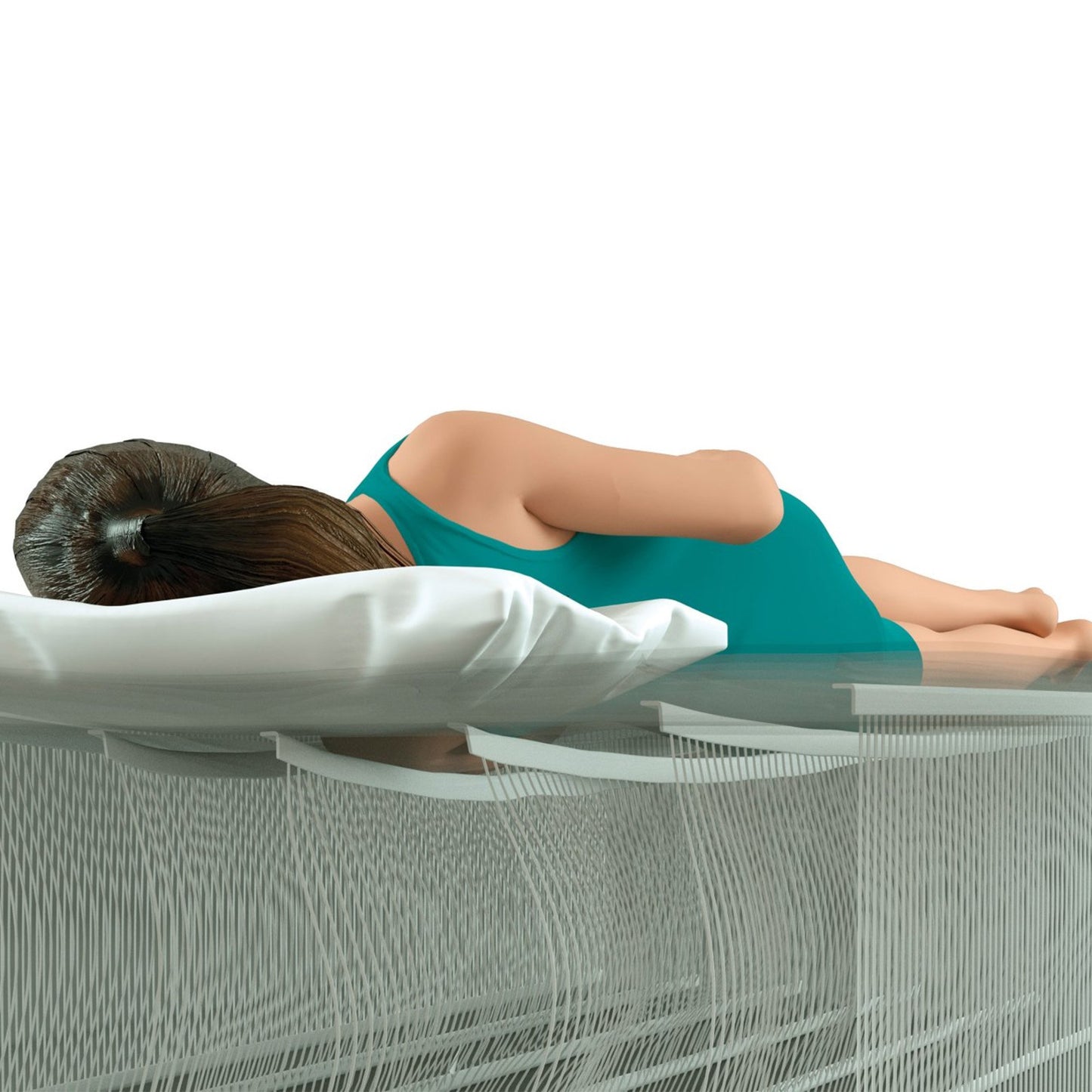 Intex Dura-Beam Classic Inflatable Queen Airbed Mattress with Pillow Rest Black
