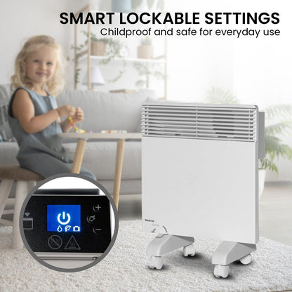 Noirot Spot Plus Electric 1000W Panel Heater with Wi-Fi Timer