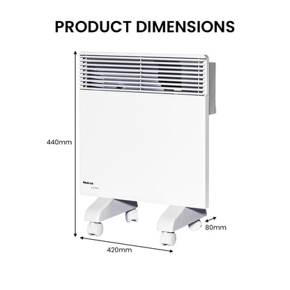 Noirot Spot Plus Electric 1000W Panel Heater with Wi-Fi Timer