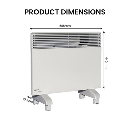 Noirot 7358-5TPRO 1500W Spot Plus Refurbished ElectricPanel Heater with Wi-Fi Timer