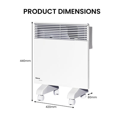 Noirot 1000W 7358-3TPRO Spot Plus Electric Panel Heater - Refurbished