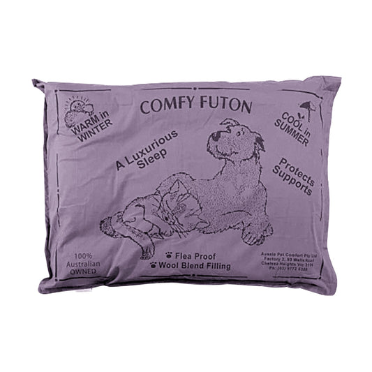 Aussie Made Extra Large Comfy Pet Futon Dog 122cm Wool Blend - Dusk