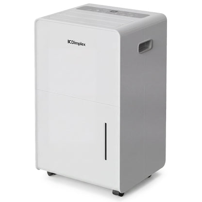 Dimplex 20L Portable Dehumidifier w/ Preset Modes Fan Speeds 4L Water Tank Timer