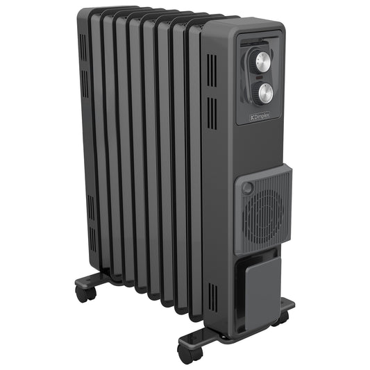 Dimplex Oil Free 2.4kW Column Heater w/ Thermostat and Turbo Fan in Black