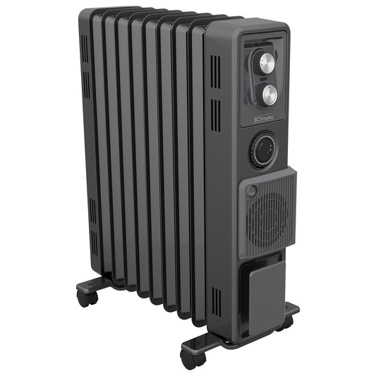Dimplex Oil Free 2.4kW Column Heater w/ Turbo Fan and Timer in Black