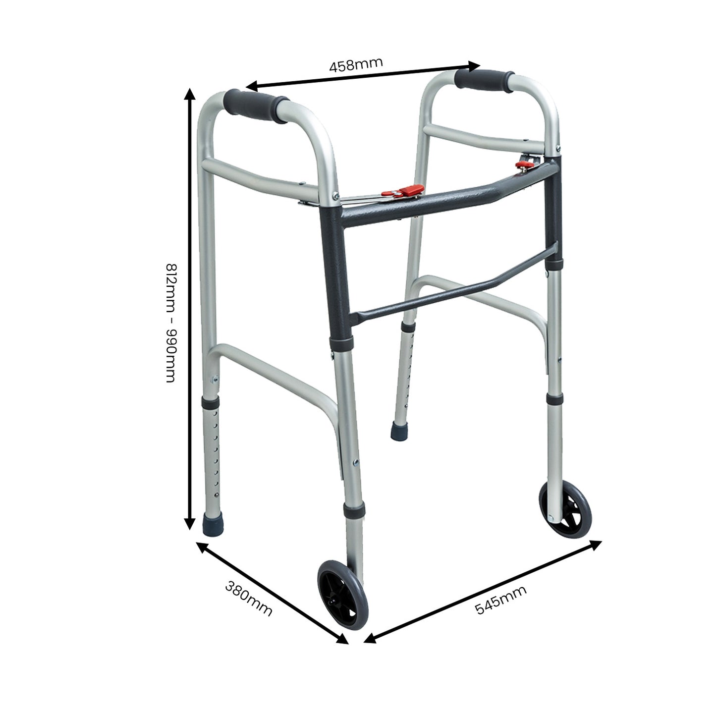 Evekare Adult Walker with Optional Wheels