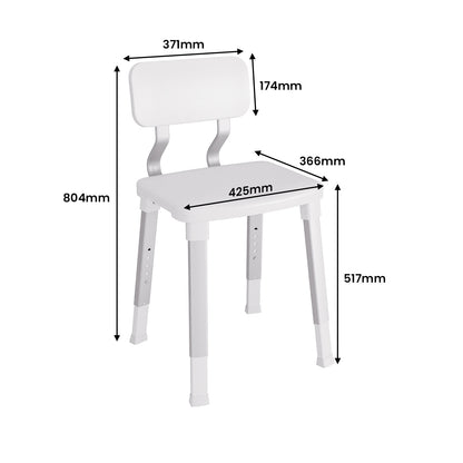 Evekare Deluxe Bathroom Chair