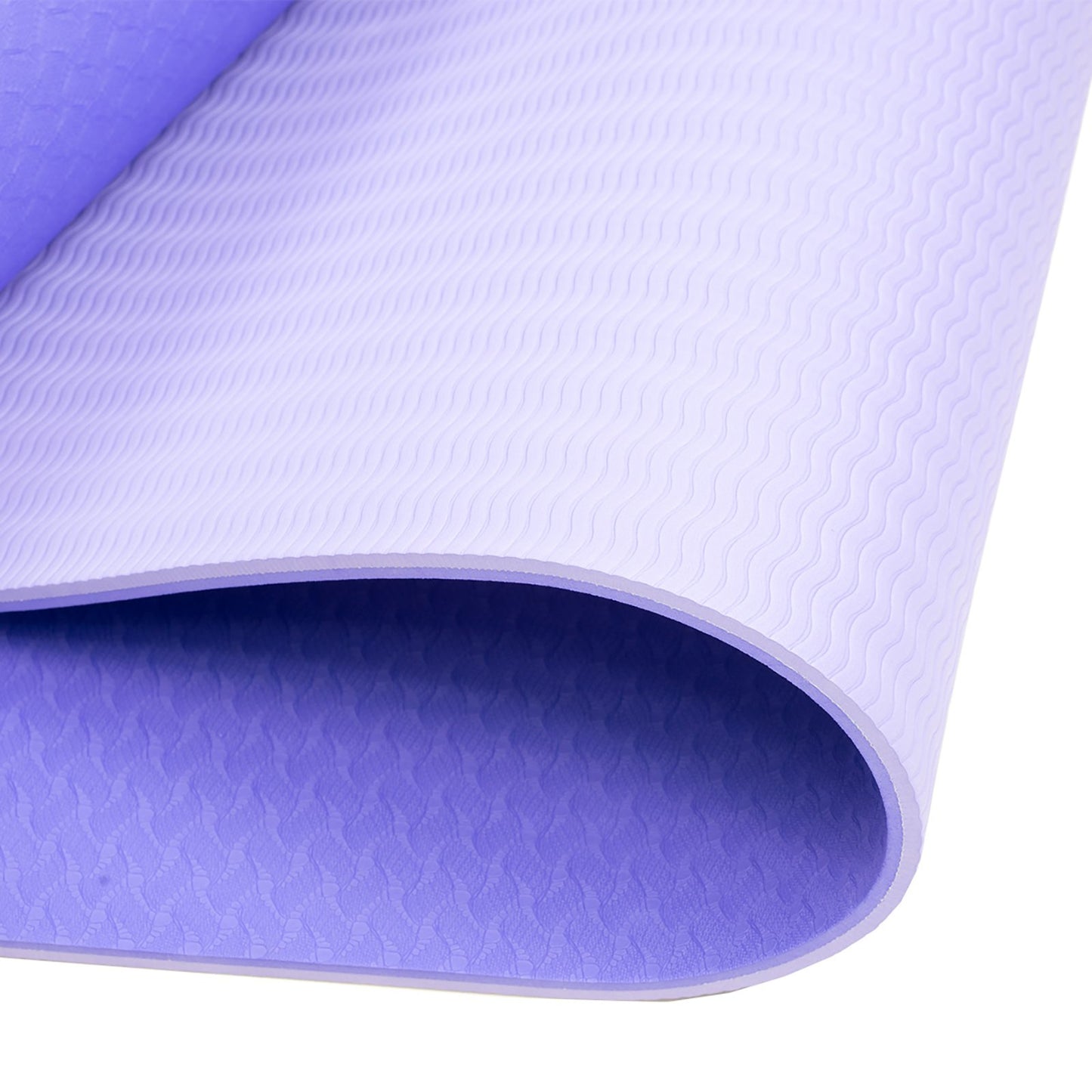 Powertrain Eco-Friendly TPE Pilates Exercise Yoga Mat 8mm Light Purple