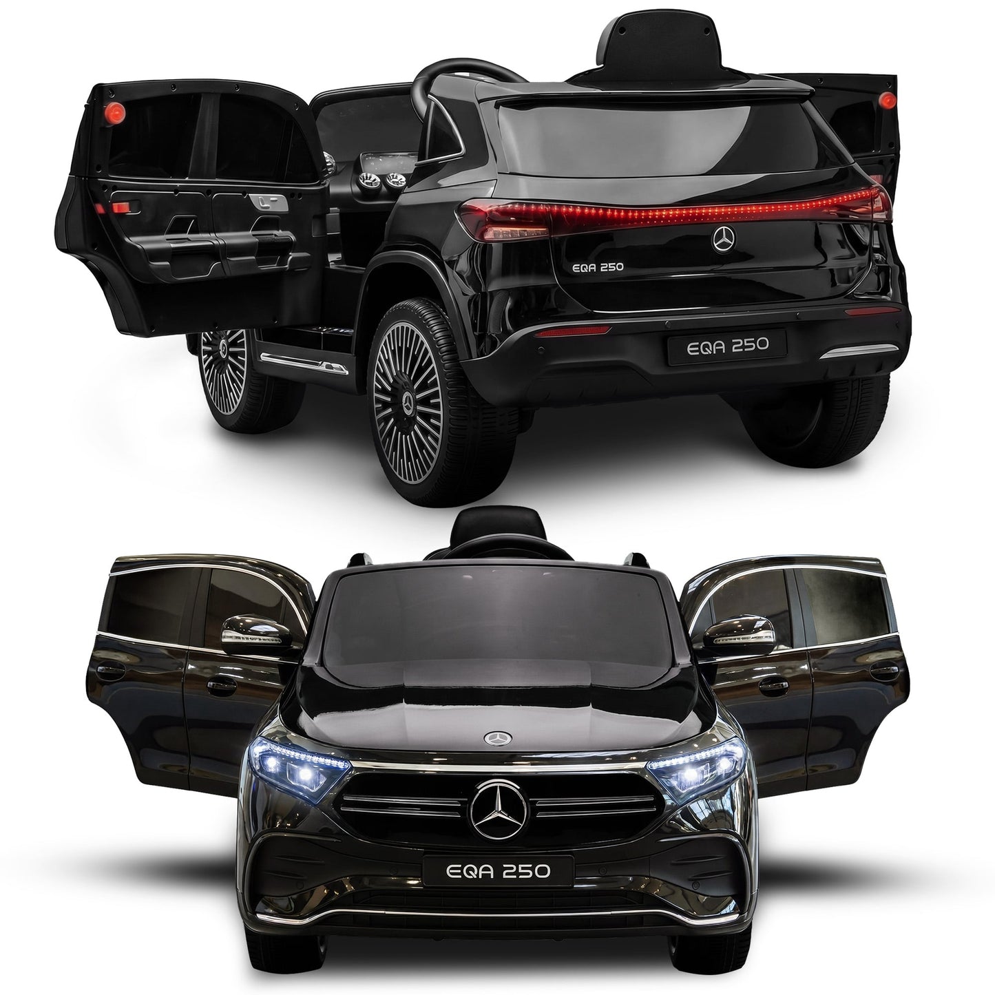 Mercedes-Benz EQA 250 Kids 12V Electric Ride-On Car with Parental Remote Control