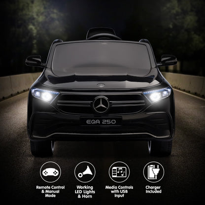 Mercedes-Benz EQA 250 Kids 12V Electric Ride-On Car with Parental Remote Control