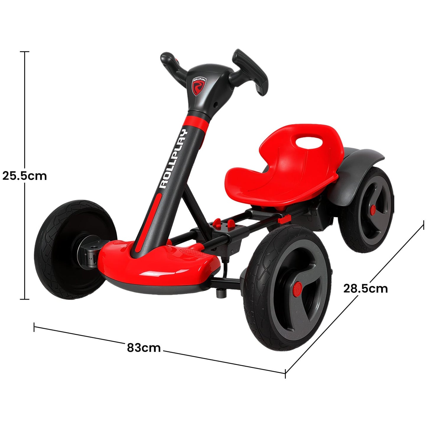 Rollplay Flex Kart 6V Electric Ride-On Foldable Kids Racing Go Kart