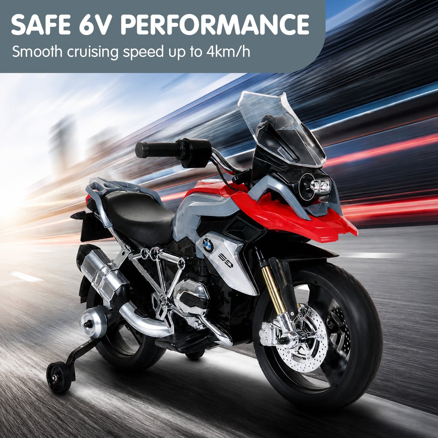 BMW R1200 GS 6V Electric Ride-On Motorcycle for Kids