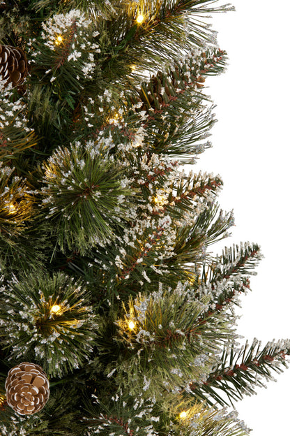 Christabelle 2ft Christmas Tree with LED Lights - Potted Cashmere