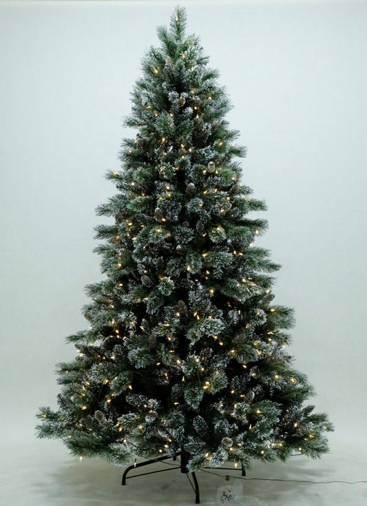 Christabelle Premium 7.5ft Christmas Tree with Lights - Cashmere