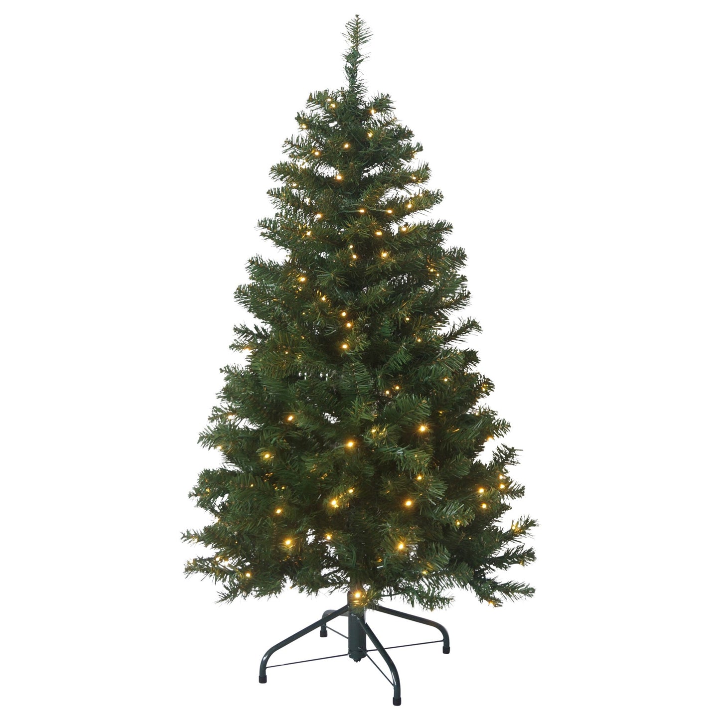 Christabelle 137cm Pine Slimline Christmas Tree with LED Lights