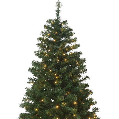 Christabelle 137cm Pine Slimline Christmas Tree with LED Lights