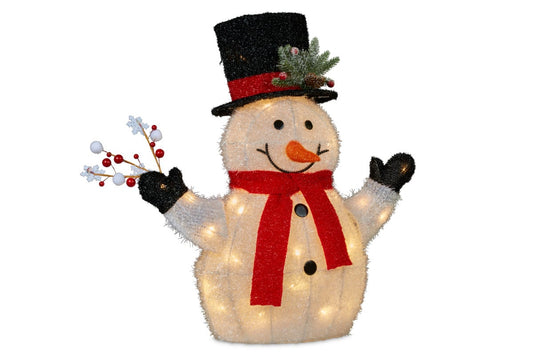 Christabelle 56cm Christmas Snowman with Lights