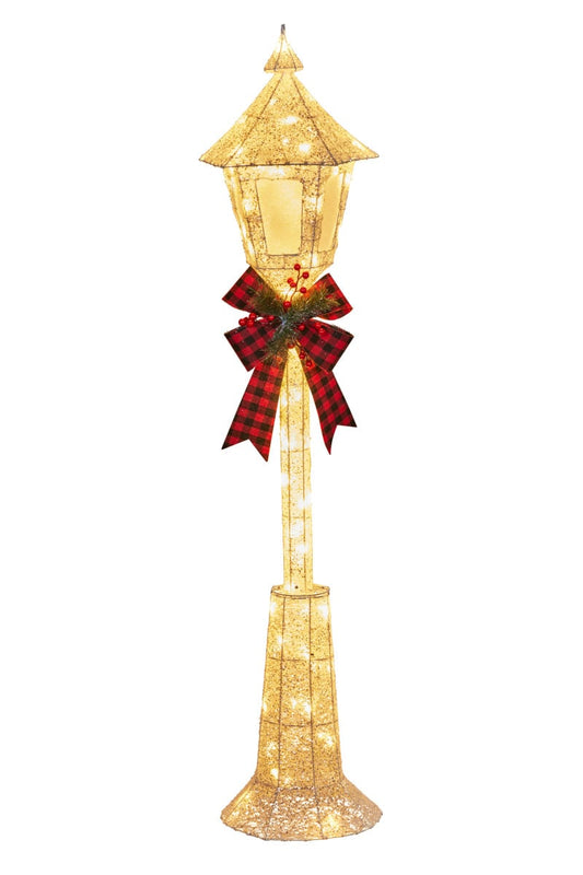 Christabelle Large 1.5m Christmas Lamp Post with LED Lights Indoor Outdoor Decoration