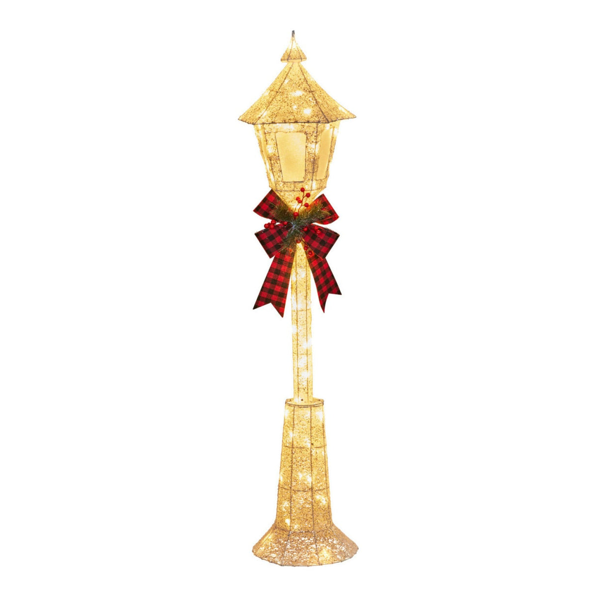 Christabelle Large 1.5m Christmas Lamp Post with LED Lights Indoor Outdoor Decoration