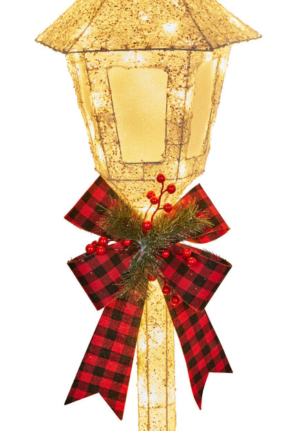 Christabelle Large 1.5m Christmas Lamp Post with LED Lights Indoor Outdoor Decoration