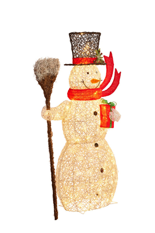Christabelle Christmas Snowman Display with Lights- Indoor/Outdoor 150cm